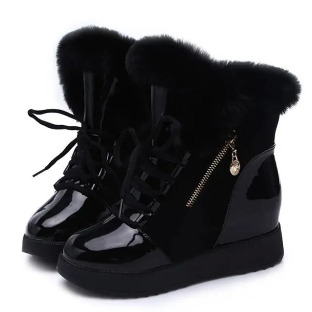 Women Boots platform Winter Shoes Women Snow Boots