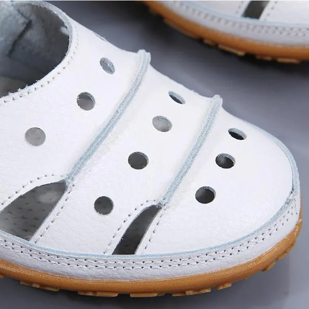 Women's closed toe hollow breathable loafers sandals