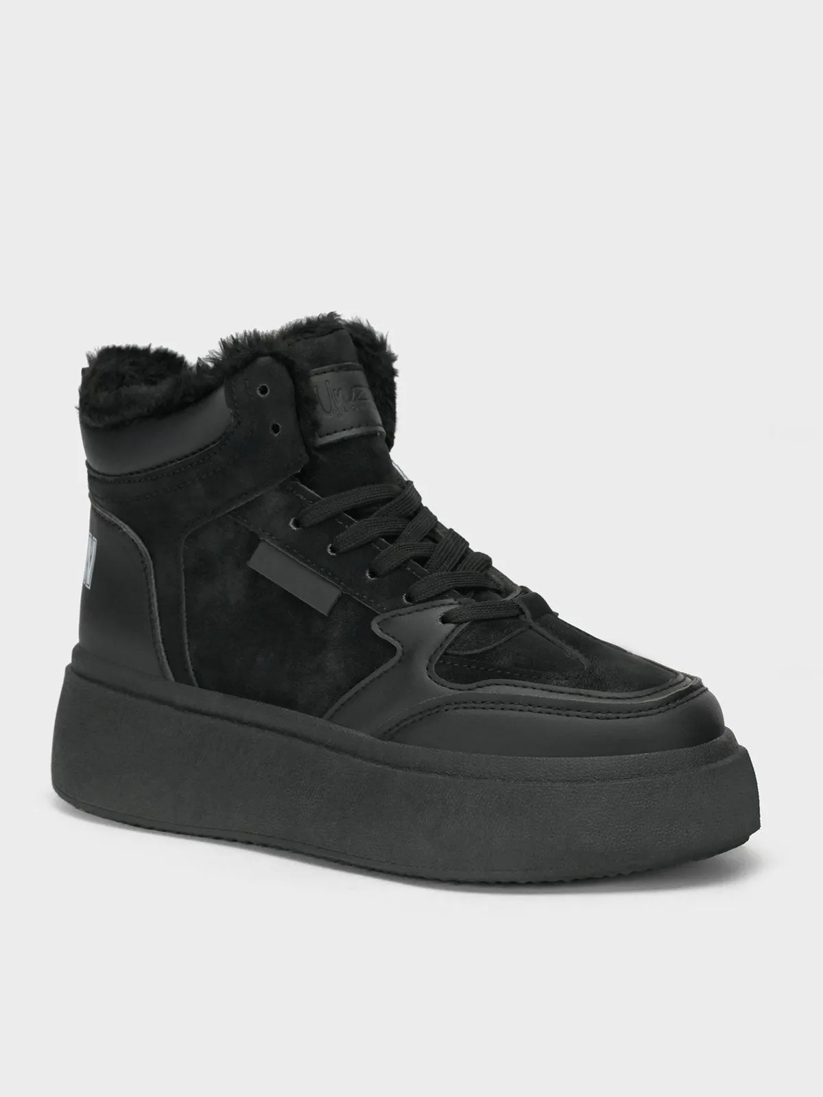 Womens "EIMEAR" Casual FauxFur  Trainers