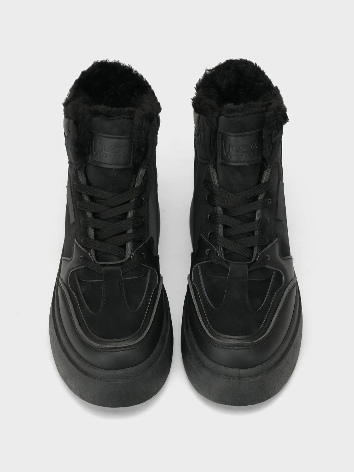 Womens "EIMEAR" Casual FauxFur  Trainers